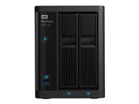 WD My Cloud PR2100 WDBBCL0040JBK - NAS-server - 2 brønner - 4 TB - HDD 2 TB x 2 - RAID 0, 1, JBOD - RAM 4 GB - Gigabit Ethernet WDBBCL0040JBK-EESN