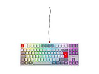 CHERRY XTRFY K4V2 - Retro Edition - tastatur - RGB - 80% - TKL - bakgrunnsbelyst - USB - QWERTY - Pan Nordic - tastsvitsj: CHERRY MX2A Red - grå CX-K4V2-RGB-TKL-RETRO-R-NOR