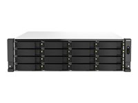 QNAP TS-H2287XU-RP - NAS-server - 22 brønner - kan monteres i rack - SATA 6Gb/s - RAID 0, 1, 5, 6, 10, 50, 60, JBOD - RAM 64 GB - 2.5 Gigabit Ethernet / 10 Gigabit Ethernet - iSCSI støtte - 3U TS-H2287XU-RP-E2378-64G