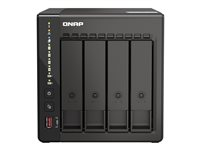 QNAP TS-453E - NAS-server - 4 brønner - SATA 6Gb/s - RAID 0, 1, 5, 6, 10, 50, JBOD, 60 - RAM 8 GB - 2.5 Gigabit Ethernet - iSCSI støtte TS-453E-8G