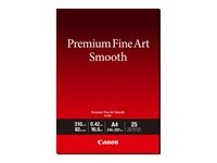 Canon Premium Fine Art Smooth FA-SM2 - Glatt - 16,5 mille - A3 Plus (330,2 x 482,6 mm) - 310 g/m² - 82 pund - 25 ark fotopapir 1711C014