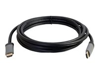 C2G 3ft 4K HDMI Cable with Ethernet - High Speed - In-Wall CL-2 Rated - M/M - HDMI-kabel med Ethernet - HDMI hann til HDMI hann - 91.4 cm - skjermet - svart - 4K-støtte 50625