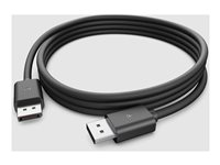 Dell CB325D - DisplayPort-kabel - DisplayPort (hann) til DisplayPort (hann) - DisplayPort 1.4 - 1.8 m - 8K 60Hz støtte, 5K 60Hz støtte, 4K 120 Hz støtte, HDR-støtte - svart DELL-CB325D-BK