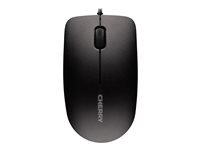 CHERRY MC 1000 - Mus - høyre- og venstrehåndet - optisk - 3 knapper - kablet - USB - svart JM-0800-2