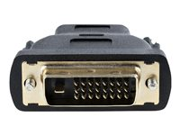 StarTech.com HDMI to DVI-D Video Cable Adapter - F/M - HD to DVI - HDMI to DVI-D Converter Adapter (HDMIDVIFM) - Video adapter - dobbeltlenke - HDMI hunn til DVI-D hann - svart - for P/N: HDMM1MP, HDMM2MP, HDMM3MP, RKCOND17HD, SV231DHU34K6, SV231HU34K6, SV431HU34K6 HDMIDVIFM