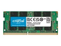 Crucial - DDR4 - modul - 8 GB - SO DIMM 260-pin - 1600 MHz / PC4-25600 - CL22 - 1.2 V - ikke-bufret - ikke-ECC CT8G4SFRA32A