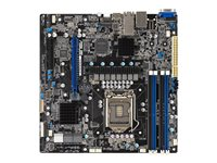 ASUS P12R-M/10G-2T - Hovedkort - micro ATX - LGA1200-sokkel - C252 Chipset - USB 3.2 Gen 2, USB 3.2 Gen 1 - 2 x 10 Gigabit LAN - innbygd grafikk 90SB0AC0-M0UAY0