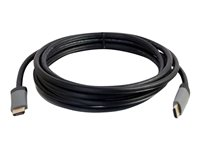 C2G 0.5m Select High Speed HDMI Cable with Ethernet - 4K - UltraHD - HDMI-kabel med Ethernet - HDMI hann til HDMI hann - 50 cm - skjermet - svart 80550