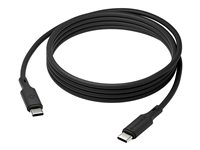 dbramante1928 IT - USB-kabel - 24 pin USB-C til 24 pin USB-C - 2 m - opp til 100W ladekraft - svart CB20CCBL7239