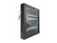 Compulocks iPad Pro M4 13" (2024), Apex Enclosure Swing Wall Mount - Monteringssett (stativ, hus, veggmontering) - for nettbrett - låsbar - metallramme - svart - skjermstørrelse: 13" - veggmonterbar - for Apple 13-inch iPad Pro M4 Wi-Fi, M4 Wi-Fi + Cellular 827B13PAPX4B