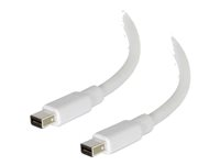 C2G Mini DisplayPort Cable - DisplayPort-kabel - Mini DisplayPort (hann) til Mini DisplayPort (hann) - 3 m - hvit 84412