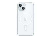 Apple - Baksidedeksel for mobiltelefon - MagSafe-samsvar - polykarbonat - blank - for iPhone 15 MXRK3ZM/A