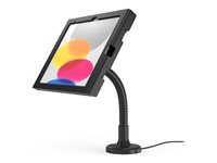 Compulocks iPad 10th-11th (A16) Gen Swell Enclosure Flex Arm Mount Black - Stativ - for nettbrett - svellinginnhegning - svart - skjermstørrelse: 10.9" - overflatemonterbar - for Apple 10.9-inch iPad Air Wi-Fi, Wi-Fi + Cellular 159B209SWLB
