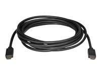 StarTech.com StarTech.com Premium Certified High Speed HDMI 2.0 Cable with Ethernet - 15ft 5m - 3D Ultra HD 4K 60Hz - 15 feet Long HDMI Male to Male Cord (HDMM5MP) - HDMI-kabel med Ethernet - HDMI hann til HDMI hann - 5 m - svart - for P/N: KITBXAVHDPEU, KITBXAVHDPUK, KITBXDOCKPEU, KITBXDOCKPUK, USBC-HDMI-CDP2HD4K60 HDMM5MP
