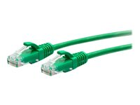 C2G 15ft (4.5m) Cat6a Snagless Unshielded (UTP) Slim Ethernet Network Patch Cable - Green - Koblingskabel - RJ-45 (hann) til RJ-45 (hann) - 4.5 m - 4.8 mm - UTP - CAT 6a - uten hindringer, formstøpt - grønn C2G30158