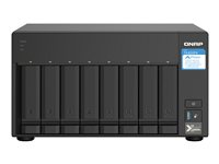 QNAP TS-832PX-4G - NAS-server - 8 brønner - SATA 6Gb/s - RAID 0, 1, 5, 6, 10, 50, 60, JBOD - RAM 4 GB - Gigabit Ethernet / 2.5 Gigabit Ethernet / 10 Gigabit Ethernet - iSCSI støtte TS-832PX-4G