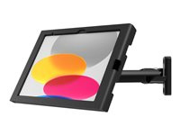 Compulocks iPad 10th-11th (A16) Gen Swell Enclosure Swing Wall Mount Black - Innhegning - for nettbrett - svart - skjermstørrelse: 10.9" - for Apple 10.9-inch iPad Wi-Fi, Wi-Fi + Cellular 827B209SWLB