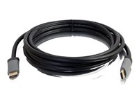 C2G 5ft 4K HDMI Cable with Ethernet - High Speed - In-Wall CL-2 Rated - M/M - HDMI-kabel med Ethernet - HDMI hann til HDMI hann - 1.52 m - skjermet - svart - 4K-støtte 50626