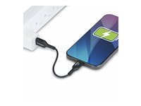 StarTech.com 6in (15cm) USB-A to USB-C Charging Cable, Charger Cord - USB-kabel - USB (hann) til 24 pin USB-C (hann) - USB 2.0 - 3 A - 15 cm - lade og synkronisere, USB Fast Charge (15W), passiv - svart USB2AC15CMBK