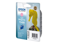 Epson T0486 - 13 ml - lys magenta - original - blister - blekkpatron - for Stylus DX3800; Stylus Photo R200, R220, R300, R320, R340, RX500, RX600, RX620, RX640 C13T04864010