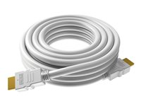 VISION Techconnect - High Speed - HDMI-kabel med Ethernet - HDMI hann til HDMI hann - 5 m - hvit - 4K 30Hz støtte TC 5MHDMI8K