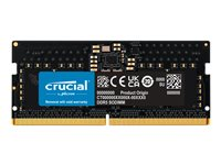 Crucial - DDR5 - modul - 8 GB - SO DIMM 262-pin - 2400 MHz / PC5-38400 - CL40 - 1.1 V - ikke-bufret - ikke-ECC CT8G48C40S5