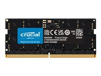 Crucial - DDR5 - modul - 16 GB - SO DIMM 262-pin - 2600 MHz / PC5-41600 - CL42 - 1.1 V - on-die ECC CT16G52C42S5