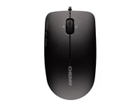 CHERRY MC 2000 - Mus - høyre- og venstrehåndet - infrarød - 3 knapper - kablet - USB - svart JM-0600-2