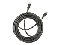 StarTech.com 30ft (10m) Active HDMI Cable w/ Ethernet - HDMI 2.0 4K 60Hz UHD - Rugged HDMI Cord w/ Aramid Fiber - Durable High Speed HDMI Cable - Heavy-Duty HDMI 2.0 Cable - High Speed - HDMI-kabel med Ethernet - HDMI hann til HDMI hann - 10 m - svart RH2A-10M-HDMI-CABLE