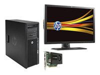 HP Workstation Z220 - CMT Xeon E3-1245V2 3.4 GHz - vPro - 4 GB - HDD 1 TB - LED 24" BWM475ET2