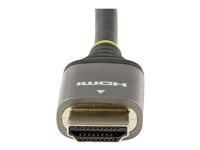 StarTech.com 16ft (5m) Premium Certified HDMI 2.0 Cable - High-Speed Ultra HD 4K 60Hz HDMI Cable with Ethernet - HDR10, ARC - UHD HDMI Video Cord - For UHD Monitors, TVs, Displays - M/M - Premium High Speed - HDMI-kabel med Ethernet - HDMI hann til HDMI hann - 5 m - skjermet - grå, svart - passiv, støtte for 4K 60 Hz (3840 x 2160) HDMMV5M