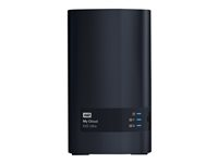 WD My Cloud EX2 Ultra WDBVBZ0320JCH - Personlig skylagringsenhet - 2 brønner - 32 TB - HDD 16 TB x 2 - RAID 0, 1, JBOD - RAM 1 GB - Gigabit Ethernet - iSCSI støtte WDBVBZ0320JCH-EESN