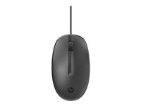 HP 128 - Mus - laser - kablet - svart 265D9AA
