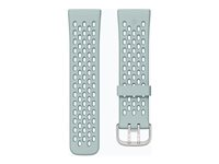 Fitbit - Bånd for smart armbåndsur - 24 mm feste - Stor størrelse - havblå, osean - for Fitbit Sense, Sense 2, Versa 3, Versa 4 FB174SBBUGNL
