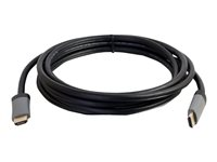C2G Select Series 50ft Standard Speed HDMI Cable with Ethernet - In-Wall CL2 Rated - M/M - HDMI-kabel med Ethernet - HDMI hann til HDMI hann - 15.2 m - skjermet - svart - 4K-støtte 50636