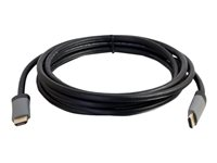 C2G 1.5ft Select High Speed HDMI Cable with Ethernet 4k - In-Wall CL2-Rated - HDMI-kabel med Ethernet - HDMI hann til HDMI hann - 45.7 cm - skjermet - svart - 4K-støtte 50624