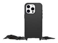 OtterBox React Series - Baksidedeksel for mobiltelefon - halskjede - MagSafe-samsvar - svart - for Apple iPhone 16 Pro Max 77-96833